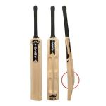 Bratla Bulls Kashmir Willow Cricket Bat for Hard Tennis Ball Scoop Design Bat - Adult Size, Lightweight Wooden Soft Tapeball Cricket Bat