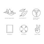 Cricket In-Vest Cover Up Salon Vest – Lightweight, Water-Resistant Crinkle Nylon with Snap Front Closure, Two Convenient Pockets, and Comfortable One-Size-Fits-Most Design for Hair Stylists & Barbers