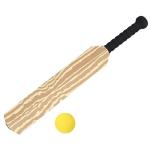 Kisangel 1 Foam Cricket Bat Set Cricket Plaything with Tennis Balls Padded for Parent-Child Interaction Plaything