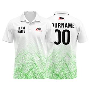 Custom Polo Shirts Print Personalized T-Shirts Uniform for Men Women Boy (Style 8)