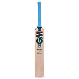 GM Diamond 202 Kashmir Willow Cricket Bat for Leather Ball |Size-5| Light Weight | Ready to Play| Free Cover|