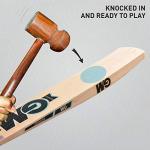 GM Diamond 202 Kashmir Willow Cricket Bat for Leather Ball |Size-5| Light Weight | Ready to Play| Free Cover|