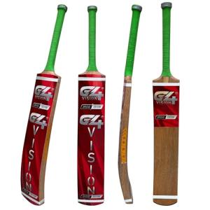 Cricket Bat Ultimate Edition Hand Made Coconut Wood Tennis Tape Ball Full Size Adult Full Cane Long Handle Full Size 4.5" (Brown)