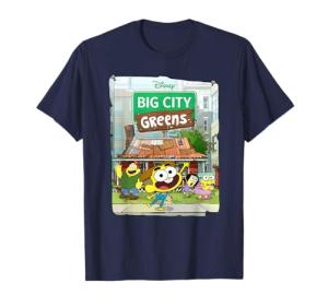 Disney Big City Greens Poster Cricket and Family T-Shirt