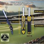 VINSON Stokes Edition Hard Plastic Cricket Bat for Tennis Ball Matches/Tournament, Full Size(34" X 4"), Big Edge, Ideal for Turfs, Box or Gully Leagues, Suitable for Kids & Adults, Weight - 850 gm
