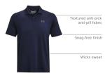 Under Armour Men's Performance 3.0 Polo, (410) Midnight Navy / / Pitch Gray, 4X-Large