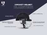 SG Cricket Helmet SG BLAZETECH BLACK S