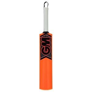 Gunn & Moore GM Kids Cricket Rubber Grip Bat | Opener | Moulded Plastic All-Weather | for Children Ages 8-11, Orange