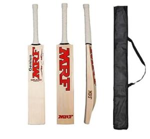 SR Cricket Bat Premium Grade Kashmir Willow, Full Size [MRF]