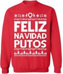 Awkward Styles 2017 Ugly Christmas Sweaters 4XL Feliz Navidad Putos