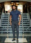 Navy Slim Fit Muscle Polo Shirt for Men