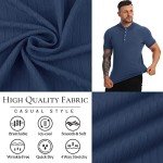 Navy Slim Fit Muscle Polo Shirt for Men