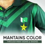 Generic Pakistan Cricket Team Fan Jersey,T-Shirt Regular Fit Strechable 100% Polyster Small Medium Large XL New-Made in Pakistan (US, Alpha, Large, Regular, Regular, Green)