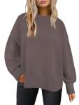 Womens Sweaters Plus Size Tops Fall Fashion Winter Clothing Women's Oversized Sweatshirts Crewneck Long Tunics Pullover Cashmere Chunky Cardigan Sweaters Old Money Anthropologie Clothes Nutmeg XXL