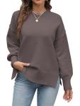 Womens Sweaters Plus Size Tops Fall Fashion Winter Clothing Women's Oversized Sweatshirts Crewneck Long Tunics Pullover Cashmere Chunky Cardigan Sweaters Old Money Anthropologie Clothes Nutmeg XXL