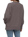 Womens Sweaters Plus Size Tops Fall Fashion Winter Clothing Women's Oversized Sweatshirts Crewneck Long Tunics Pullover Cashmere Chunky Cardigan Sweaters Old Money Anthropologie Clothes Nutmeg XXL