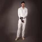 omtex Cricket Finger Cut Catching Fielding Batting Gloves Sweat Absorbent to Enhance Grip and Durability- Black - Medium