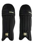 SS Cricket Match Premium Batting Leg Guards - Men's Size, (Black Color)