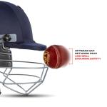 SG Blaze Tech Cricket Helmet | Navy Blue | X-Large | Polypropylene | Adult | Lightweight | High-Density EVA Lining | Adjustable Strap | 6 Vent Grill | Mesh Ventilation for Cooling