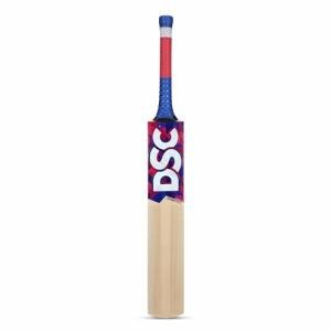 DSC Intense Force Kashmir Willow Cricket Bat for Leather Ball |Size-4 | Light Weight | Free Cover|