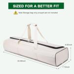 CYUREAY Croquet Set Carrying Bag for Storage,32 inch Travel Sports Duffel Croquet Mallet Storage Goalball Bat Organizer for Holding 6 Players Set, Portable Croquet Stick Tote, Gift Ideas (Bag Only)