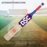 DSC Intense Force Kashmir Willow Cricket Bat for Leather Ball |Size-4 | Light Weight | Free Cover|