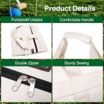 CYUREAY Croquet Set Carrying Bag for Storage,32 inch Travel Sports Duffel Croquet Mallet Storage Goalball Bat Organizer for Holding 6 Players Set, Portable Croquet Stick Tote, Gift Ideas (Bag Only)