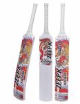 Cricket Bat Zeepk Tennis Tape Ball Full Size 5" inch Wide 35" Adult Full Cane Long Handle Hand Made Kashmir Willow - 2 lbs Lightweight & Strong Dragon Low Sweet Spot Low Profile Hard Hitting Sixer