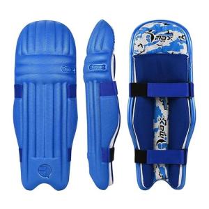 RMAX Royal Blue Cricket Batting Legguard Pad Full Size