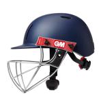 Gunn & Moore GM Purist GEO II Cricket Batting Helmet, BSI Approved, Geodesic Ultra-Strong Grille, Navy, Senior 540-590 mm