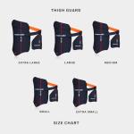 moonwalkr Cricket Thigh Guards 2.0 Lightweight Cricket Guard & Equipment Unisex Thigh Pads for Batter's Height (5'4"- 5'8") Safeguarding Both Your Outer and Inner Thighs Blue (Medium, Left Hand)
