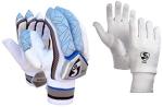 SG Club Batting Gloves Combo (Club Batting Gloves + Club Inner Gloves) - Men