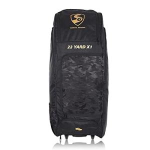 SG 22 Yard X1 Duffle Wheelie Cricket Kit Bags, Cricket Kitbag - Large
