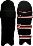 REINDEER Colored Cricket Batting Pads Covers - Leg Guards Clads - Leg Guard Skin with Free Mens Cotton Cap (Any Color) (Black)