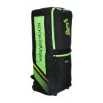 Kookaburra wd4000 Wheelie Duffle Cricket Bag - Black/Neon Green