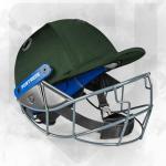 Fortress Pro STL Cricket Helmet - Proffesional Grade Cricket Helmet for Junior, Youth & Senior Players | 3 Sizes | Adjustable Cricket Helmets | 4 Color Options (Dark Green, Large)