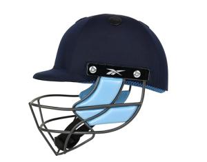 Reebok Master Blaster Cricket Helmet (Fixed Steel Grill) Lightweight, Multicolor (Medium)
