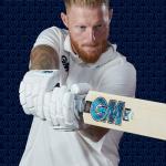 Gunn & Moore GM, Diamond, Ben Stokes Range, Cricket Bat, DXM, TOETEK, Now Technologies, Prime English Willow, Made in England, Blue, Harrow - User Height 163-168cm