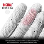 Franklin Sports MLB Batting Gloves - 2nd Skinz Baseball + Softball Batting Gloves - Adult + Youth Premium Leather Pair - White - Adult Large