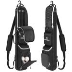 GOBUROS Baseball Bat Bag for 3-4 Baseball Bats, Bat Bag with Fence Hook and Adjustable Shoulder Strap, Suit for Baseball, Softball, T-ball Bat