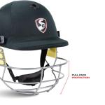 SG Blaze Tech Cricket Helmet | Navy Blue | X-Large | Polypropylene | Adult | Lightweight | High-Density EVA Lining | Adjustable Strap | 6 Vent Grill | Ventilated for Comfort & Cooling