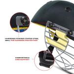 SG Blaze Tech Cricket Helmet | Navy Blue | X-Large | Polypropylene | Adult | Lightweight | High-Density EVA Lining | Adjustable Strap | 6 Vent Grill | Ventilated for Comfort & Cooling