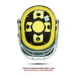 SG Blaze Tech Cricket Helmet | Navy Blue | X-Large | Polypropylene | Adult | Lightweight | High-Density EVA Lining | Adjustable Strap | 6 Vent Grill | Ventilated for Comfort & Cooling