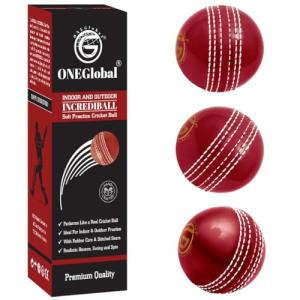 Soft Rubber Cricket Ball for Indoor/Outdoor Practice