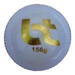 BT Premium White Cricket Ball - Pack of 6 Genuine Leather Cricket Balls for Day or Night International Standard Cricket and Practice | Bat-Friendly Hard Cricket Ball | 156g