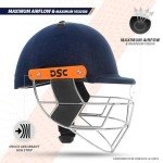 DSC Sheeth Cricket Helmet - Medium Navy