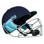 Shrey Match 3.0 Steel Cricket Helmet Better Protection and Cushioning | Comfortable Fit (Navy, Medium)