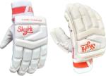 Skyhi Game Changer Cricket Batting Gloves | Lighweight Leather Cricket Batting Gloves for Mens Right Hand and Left Hand Batsman (Right Hand)