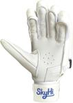 Skyhi Test Cricket Batting Gloves | Lighweight Leather Cricket Batting Gloves for Mens Right Hand and Left Hand Batsman (Right Hand)