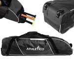 Athletico Wheeled Cricket Equipment Bag - Black